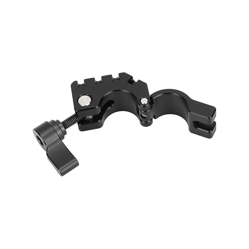 CAMVATE 19mm Rod Clamp with Anti-Twist Mount (Black Locking Lever)