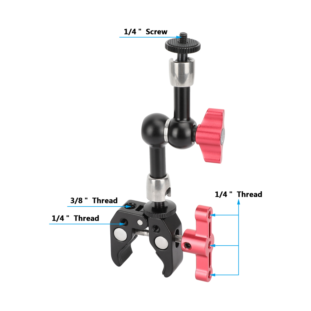 CAMVATE Super Clamp With Magic Articulating Arm