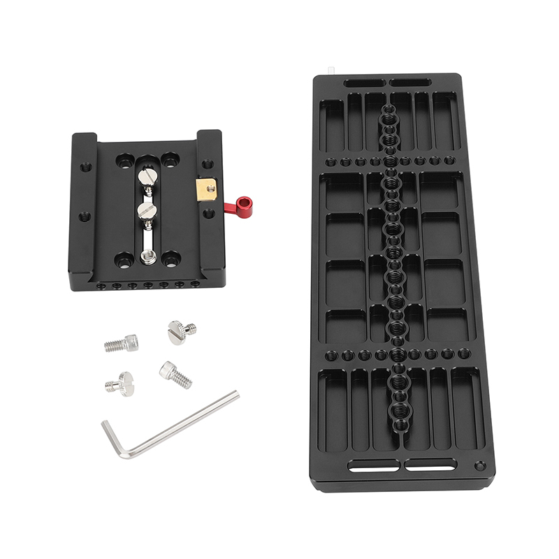 CAMVATE Standard ARRI 12" Dovetail Plate And QR Baseplate Set