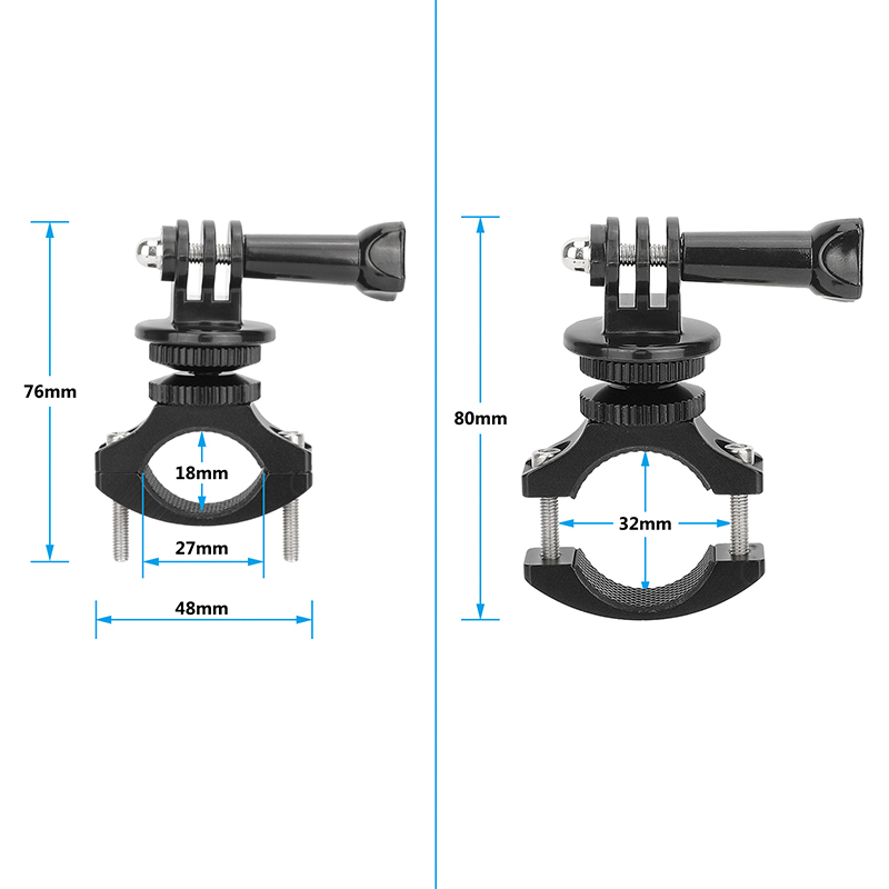 CAMVATE Handlebar Clamp Mount with Tripod Adapter for GoPro HERO Action Cameras