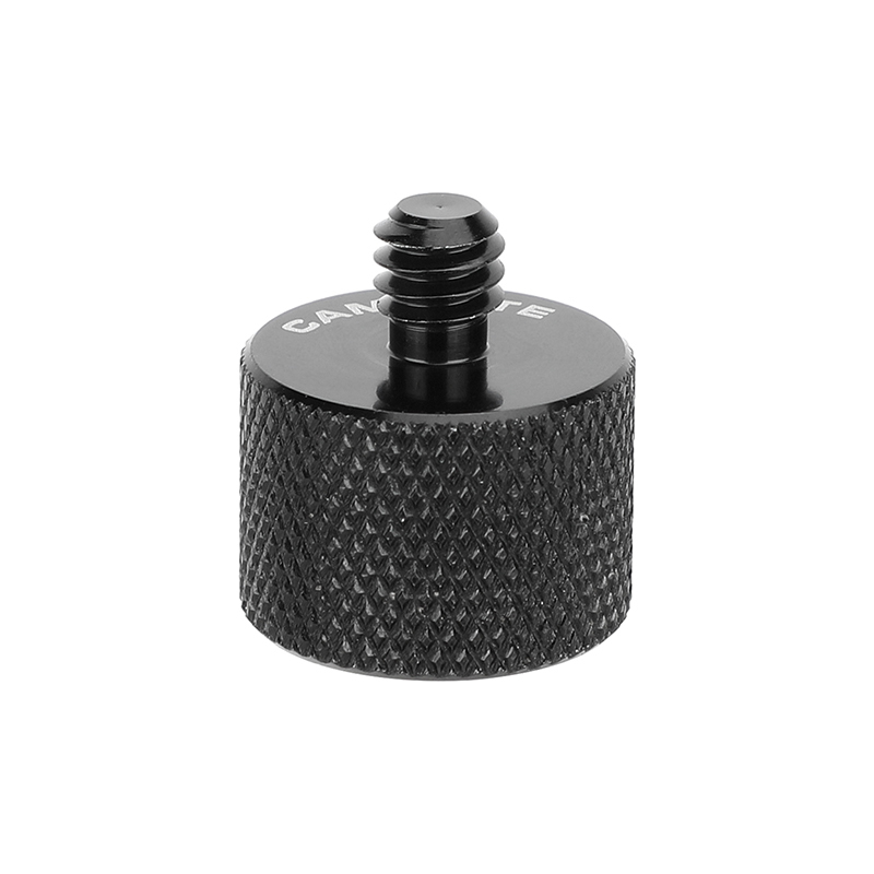 CAMVATE 5/8"-27 Female to 1/4"-20 Male Mic Stand Thread Adapter