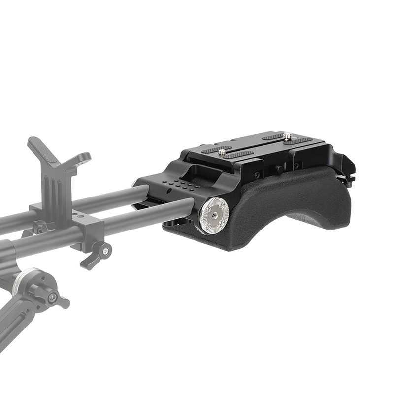 CAMVATE Shoulder Pad with 15mm Railblock, ARRI Camera Plate and Rosette Mount