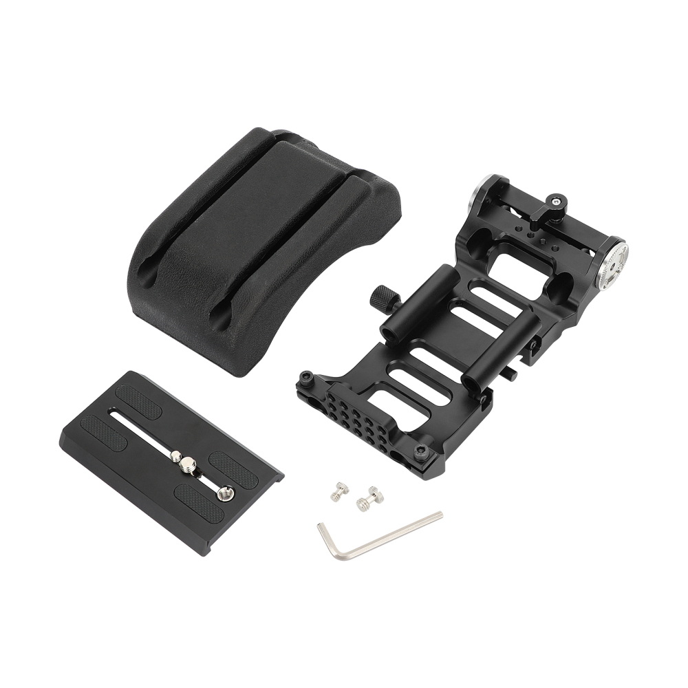 CAMVATE Shoulder Pad with 15mm Railblock, ARRI Camera Plate and Rosette Mount