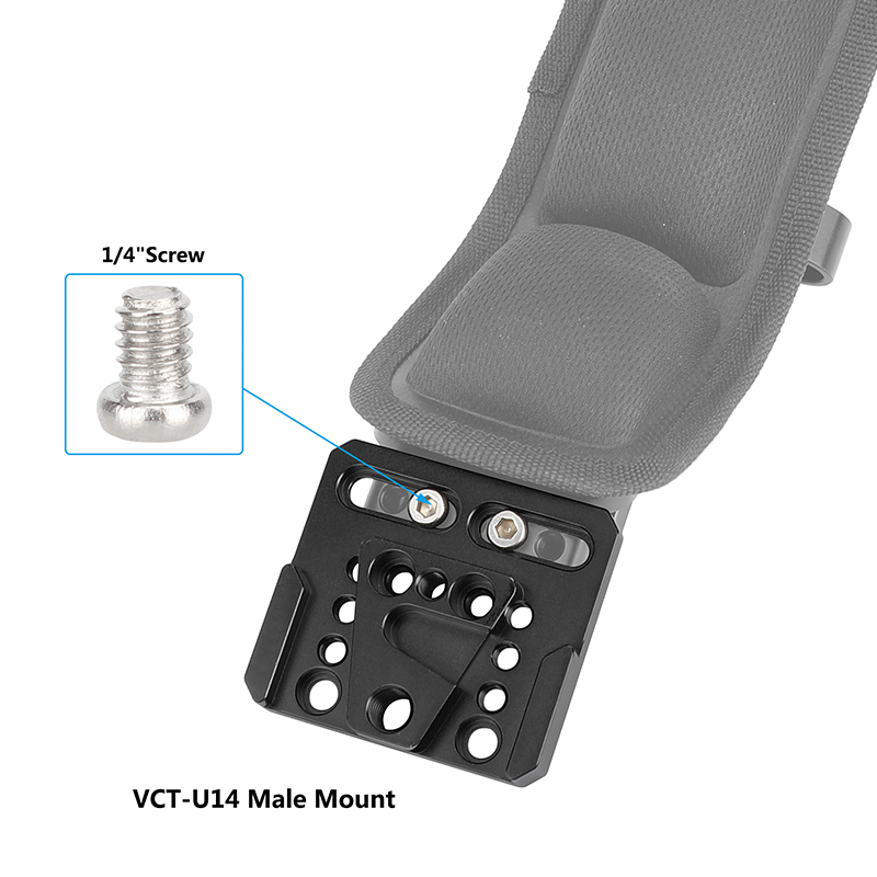 CAMVATE VCT-Style Wedge Plate with Mounting Points & Slots