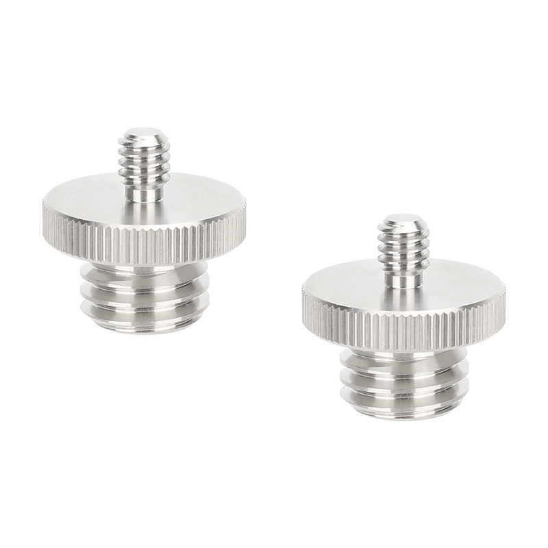CAMVATE 5/8"-11 Male to 1/4"-20 Male Survey Adapter for Tripod Laser Level BOSCH (2-pack)