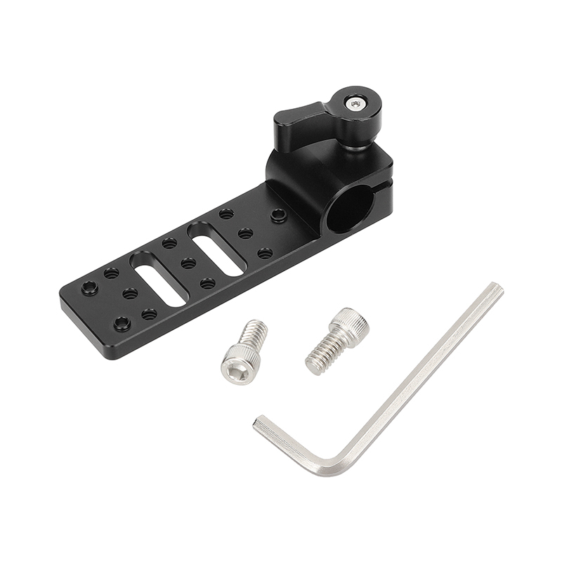 CAMVATE 15mm Rod Clamp Cheeseplate For LED Flashlight / Monitor