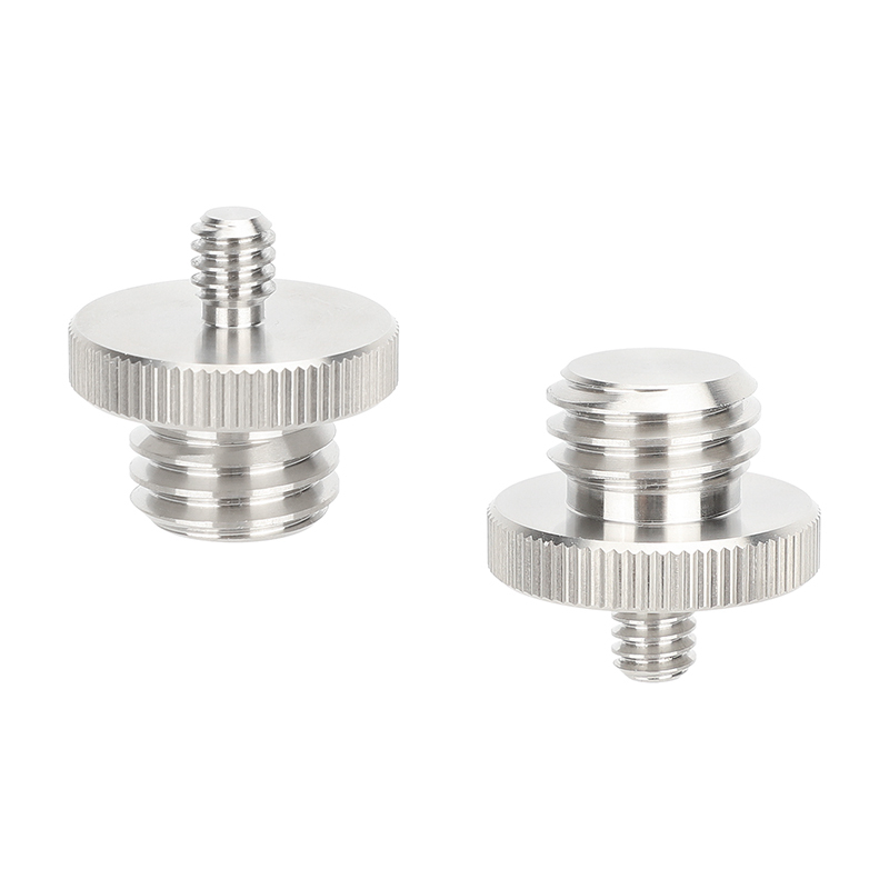 CAMVATE 5/8"-11 Male to 1/4"-20 Male Survey Adapter for Tripod Laser Level BOSCH (2-pack)