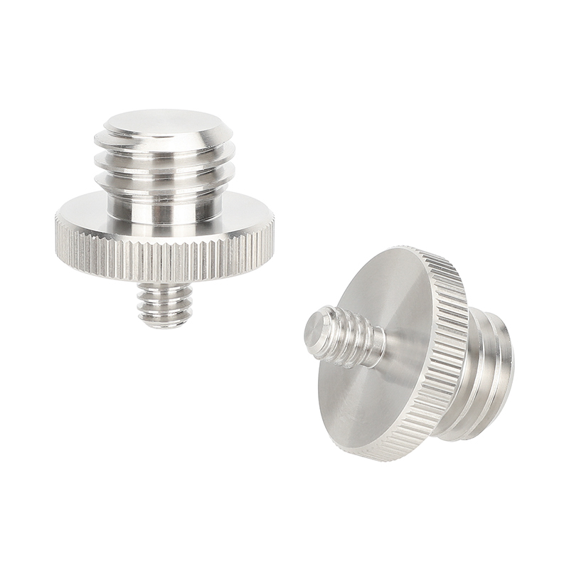 CAMVATE 5/8"-11 Male to 1/4"-20 Male Survey Adapter for Tripod Laser Level BOSCH (2-pack)