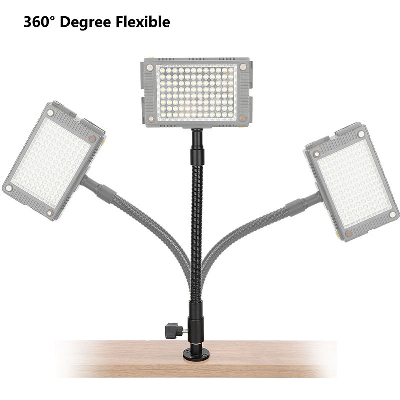 CAMVATE Flex Gooseneck Arm with 1/4"-20 Screw & Wall / Table / Ceiling Mount