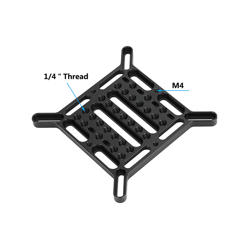 CAMVATE Multipurpose Cheese Plate with 75 x 75mm & 100 x 100mm VESA Mount