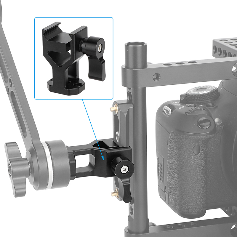 CAMVATE NATO Clamp Extension Mount with 1/4"-20 Threads