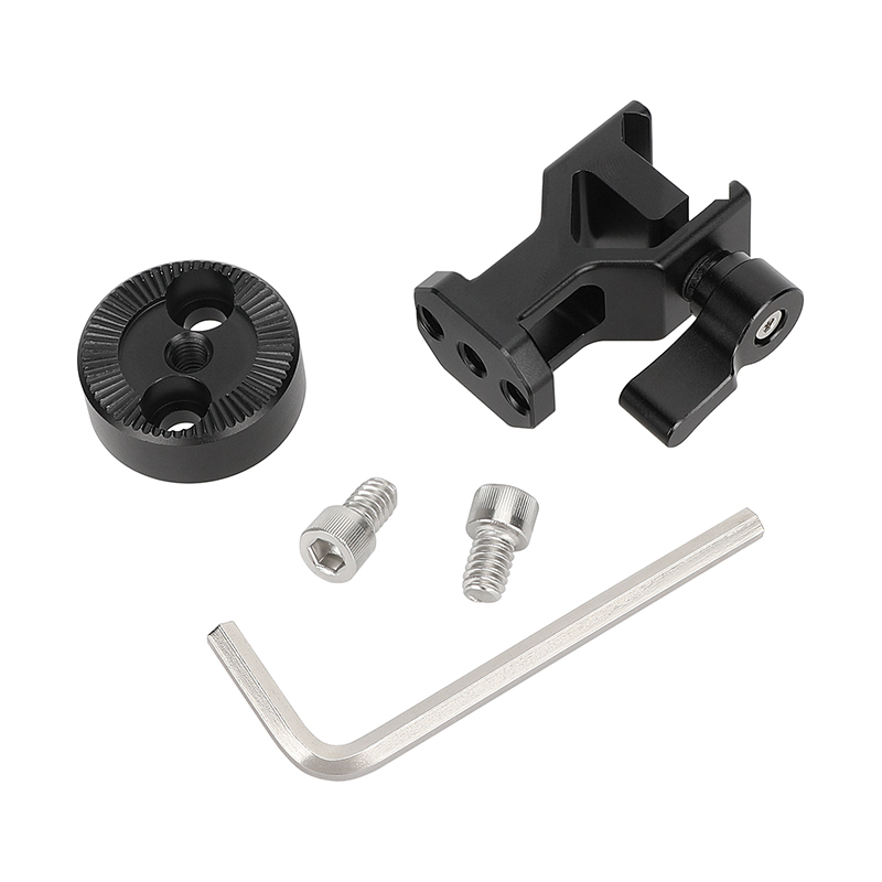 CAMVATE NATO Clamp to ARRI Rosette Adapter Extension Mount