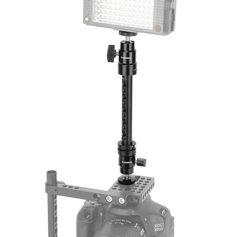 CAMVATE Extension Arm with Dual Ball Head Mounts (9.2")