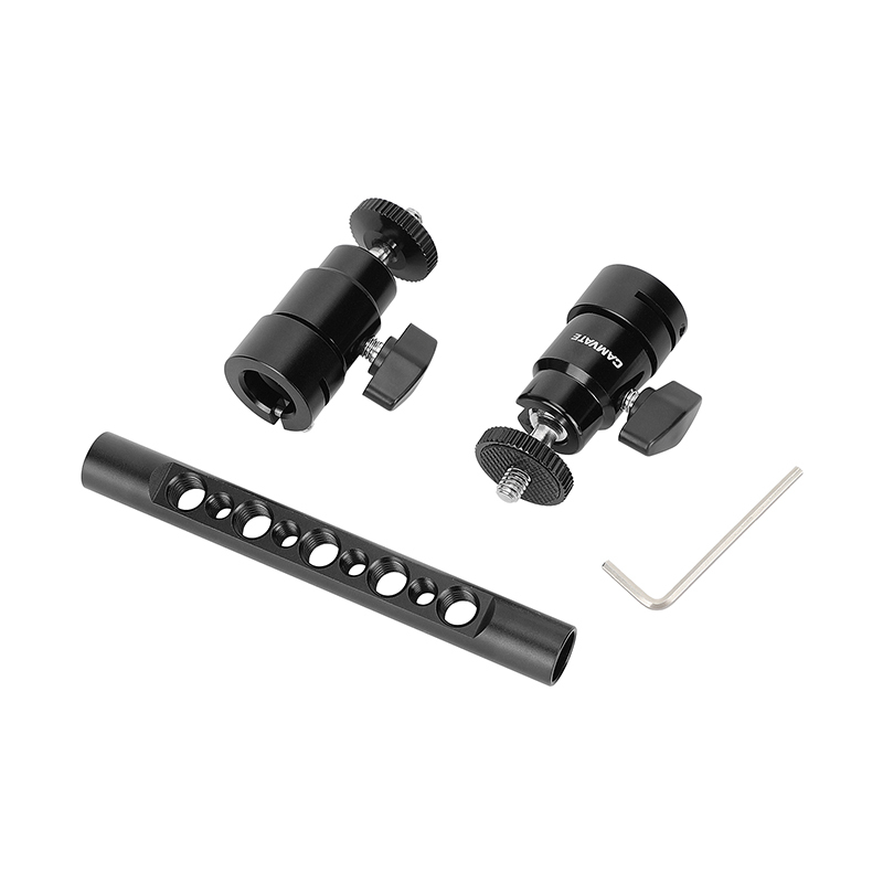 CAMVATE Extension Arm with Dual Ball Head Mounts (9.2")