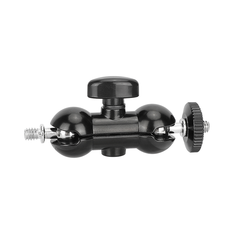 FEICHAO U Clamp Camera Desktop Holder With Adjustable 1/4 Screw Mini Ball Head Mount For Dslr Camera Monitor Led Video Light Mounting I.996824724