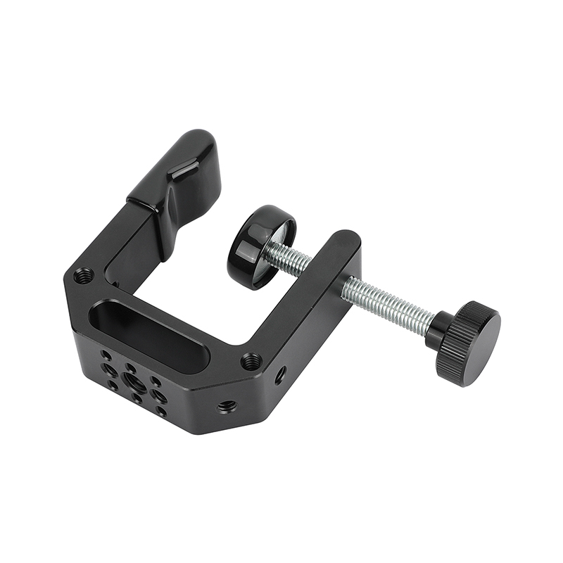 CAMVATE C Clamp with Multiple 1/4"-20 and 3/8"-16 Threads ( 2.25" Neck)
