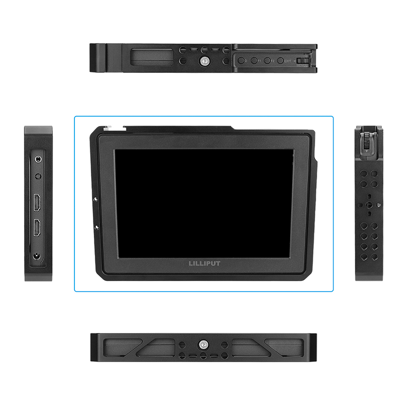 CAMVATE Full Monitor Cage for Lilliput A7S 7" 4K On-Camera Monitor