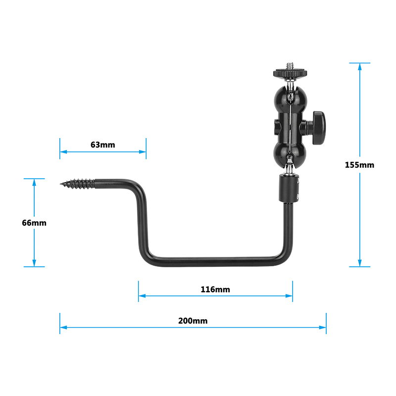 CAMVATE Trail Camera Tree Mount with Double Ball Head