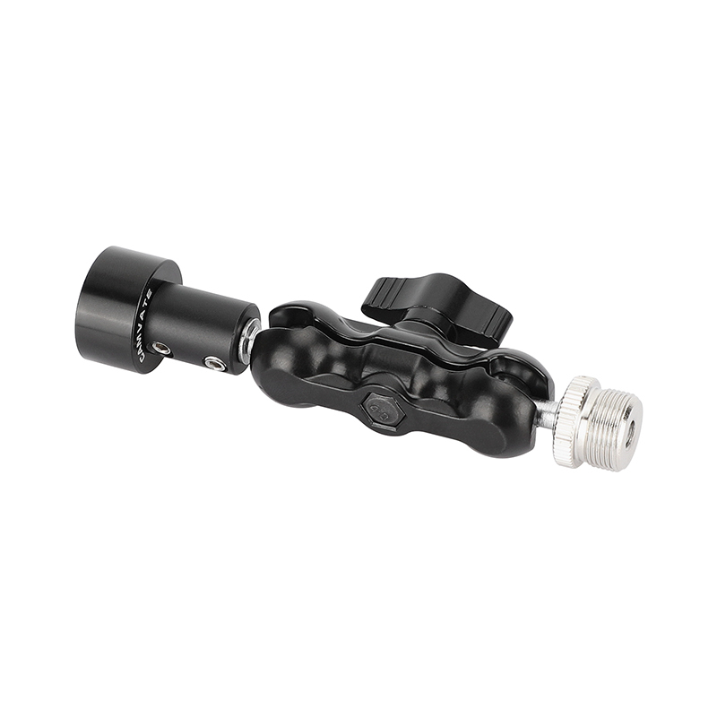 CAMVATE Mini Ball Head Mount Microphone Clamp Adapter