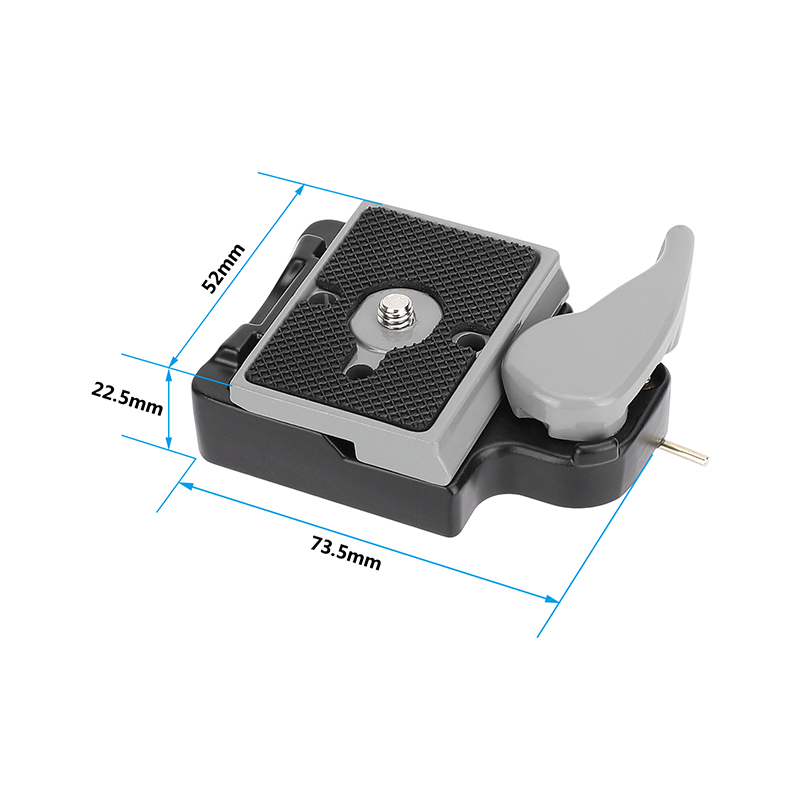 CAMVATE 200PL-14 RC2 Quick Release Plate with Clamp Base for Manfrotto 323