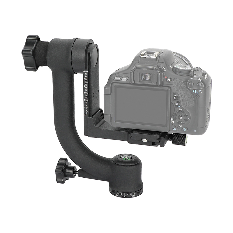 CAMVATE Gimbal Tripod Head with Arca-Type Quick Release Plate