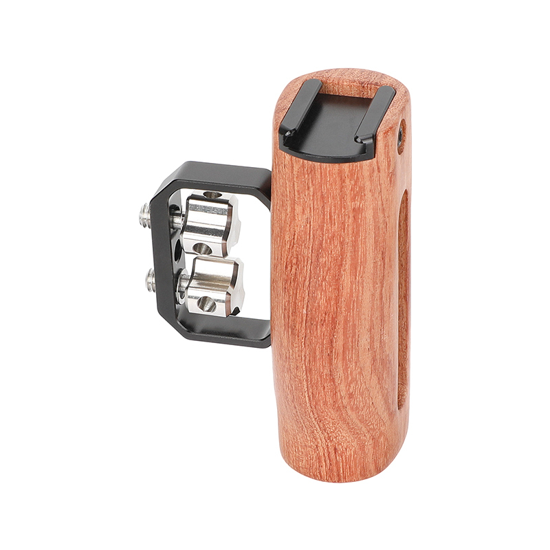 CAMVATE Wooden Handgrip with 1/4"-20 Thumbscrews