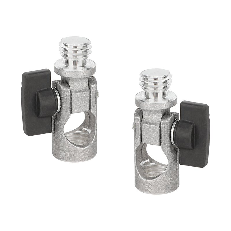 CAMVATE Adjustable Survey Adapter with 5/8"-11 Female & Male Thread for Laser Levels (2-pack)
