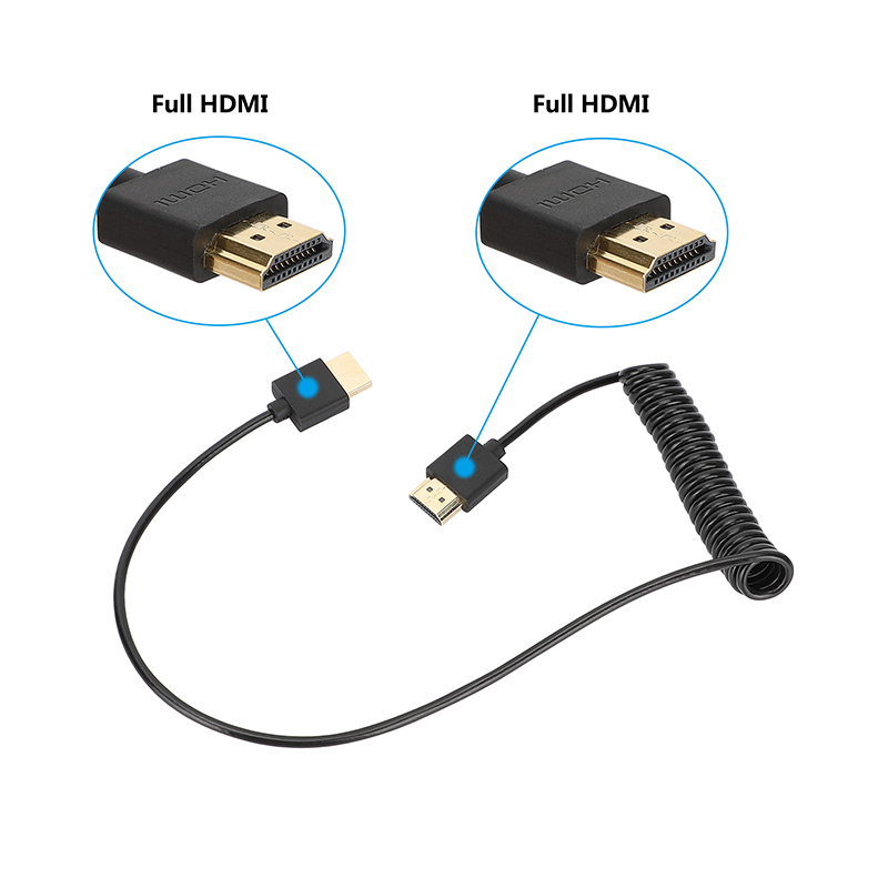 CAMVATE 4K High-Speed HDMI Coiled Cable