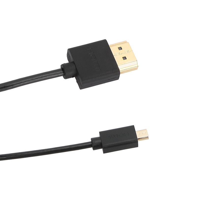 CAMVATE 4K High-Speed Micro-HDMI to HDMI Coiled Cable