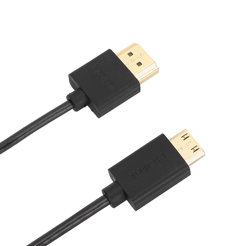 CAMVATE Ultra-Slim 4K High-Speed Mini-HDMI to HDMI Cable with Ethernet (3.3')