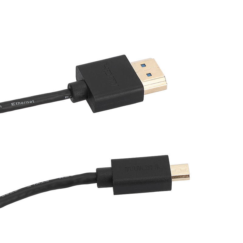 CAMVATE Ultra-Slim 4K High-Speed Micro-HDMI to HDMI Cable with Ethernet (3.3')