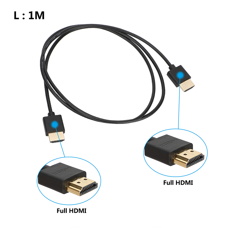 CAMVATE Ultra-Slim 4K High-Speed HDMI Cable with Ethernet (3.3')