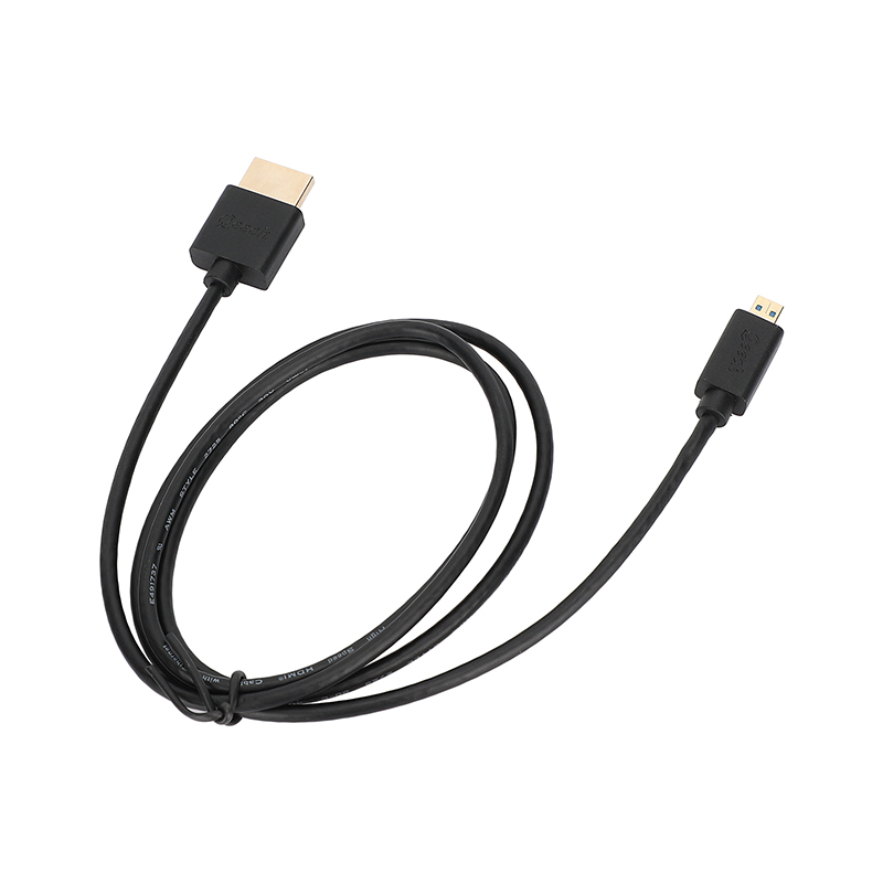CAMVATE Ultra-Slim 4K High-Speed Micro-HDMI to HDMI Cable with Ethernet (3.3')