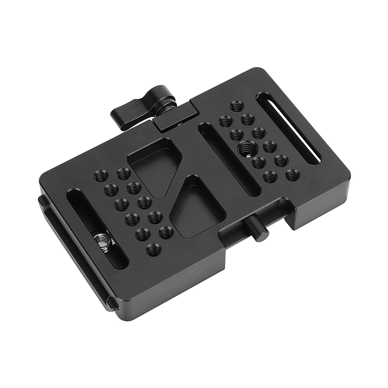CAMVATE ARRI-Style Dovetail Camera Mount Plate with Clamp Base
