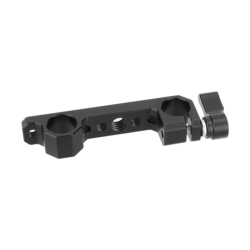 CAMVATE 15mm Dual-Rod Clamp with 1/4"-20 & 3/8"-16 Threads