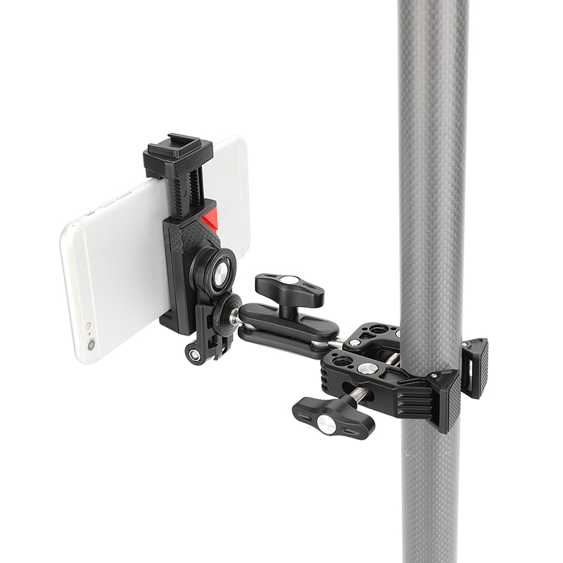 CAMVATE 360° Swivel Cell Phone Mount with Super Clamp