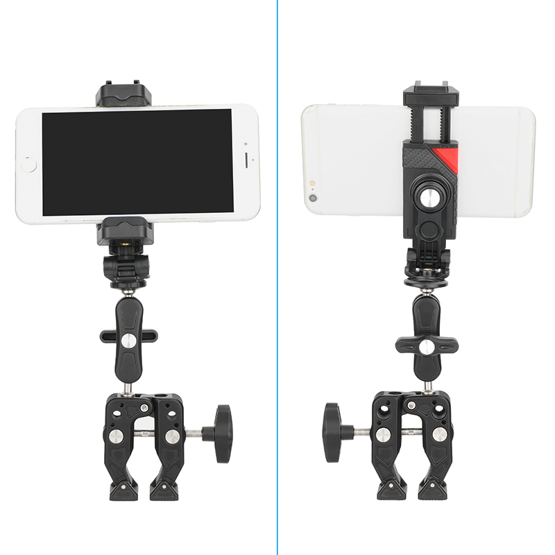 CAMVATE 360° Swivel Cell Phone Mount with Super Clamp