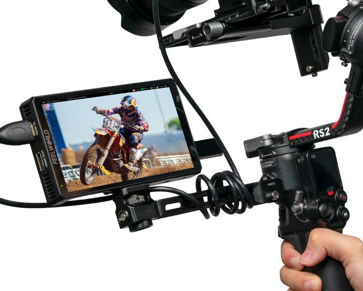 CAMVATE FEELWORLD CUT6 6-inch Touch Screen Monitor Recorder FHD IPS 4K HDMI