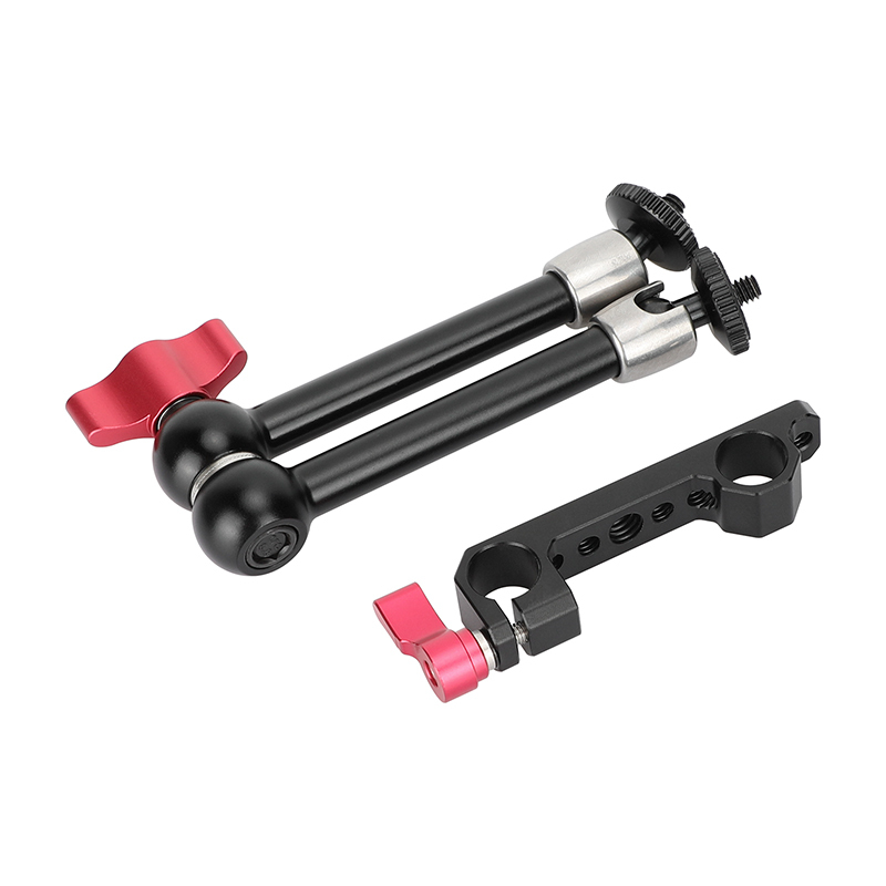 CAMVATE 15mm LWS Rod Clamp with 10" Articulating Magic Arm