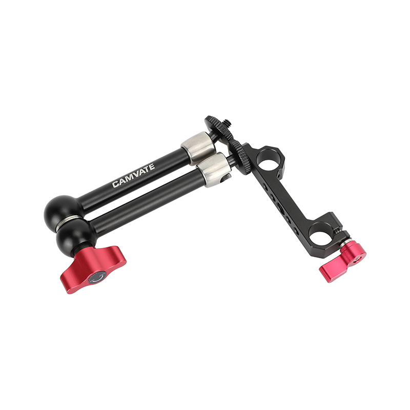 CAMVATE 15mm LWS Rod Clamp with 10" Articulating Magic Arm