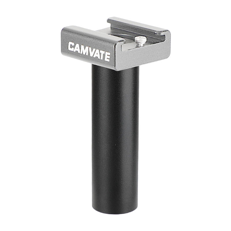 CAMVATE Micro 15mm Rod with 1/4"-20 Female End Threads (2.5", Pair)