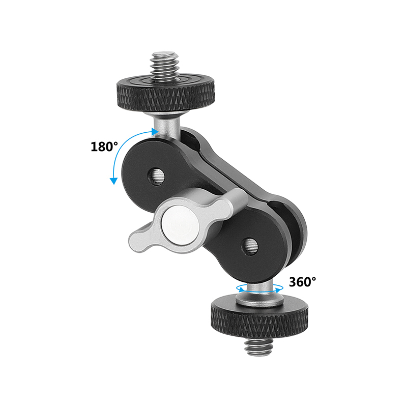 CAMVATE Mini Magic Arm with Dual Ball Heads (2.9")