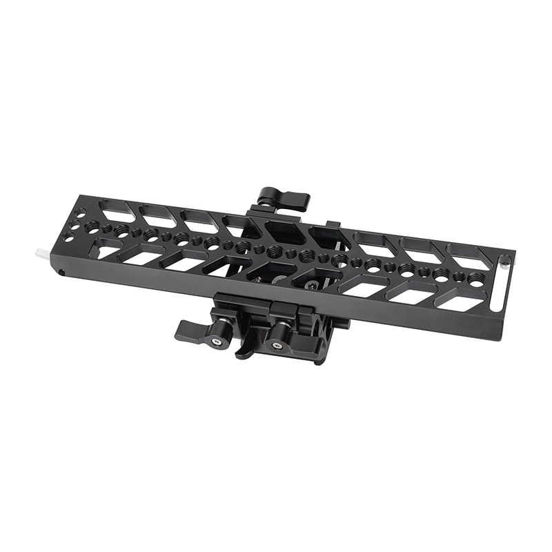CAMVATE ARCA-Type Quick Release Clamp with Dovetail Plate & 15mm Rods
