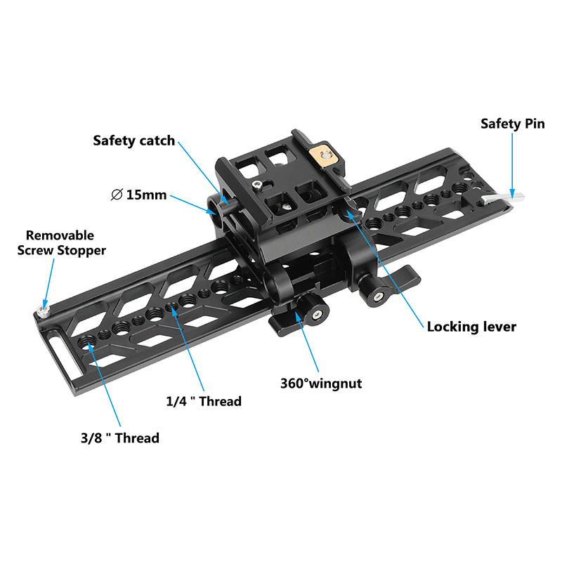 CAMVATE Full Camera Cage with Dovetail Plate for Nikon Z7 II