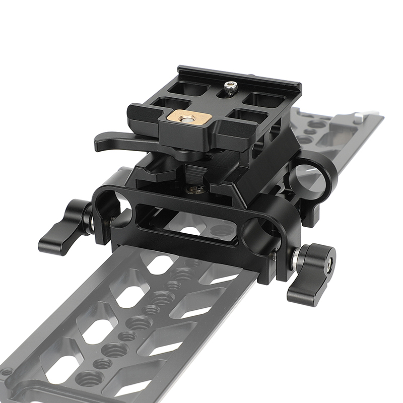 CAMVATE ARCA-Type Quick Release Clamp with Dovetail Bridge Plate (15mm LWS)