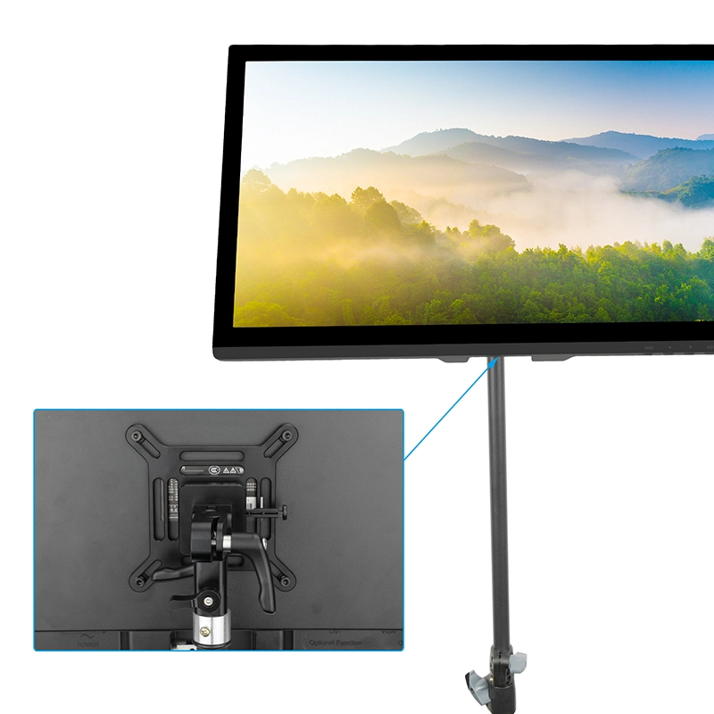 NEEWER Monitor Mount Adapter met Quick Release VESA-montage, 270° verstelbare metalen 5/8 inch C Stand Light Stand Adapter voor Impact Screen Outdoor TV tot 17-32 inch, Max belasting 17,5 lb/8 kg NEEWER Monitor Mount Adapter met Quick Release VESA-montage, 270° verstelbare metalen 5/8 inch C Stand Light Stand Adapter voor Impact Screen Outdoor TV tot 17-32 inch, Max belasting 17,5 lb/8 kg