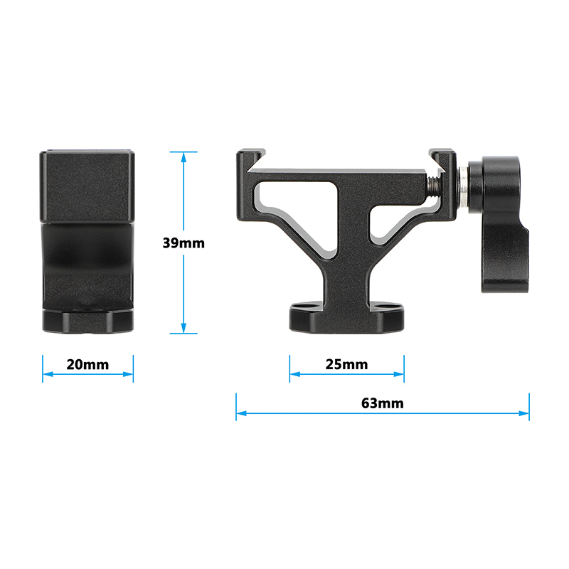 CAMVATE Arca-Type Clamp Extension Mount with 1/4"-20 Threads