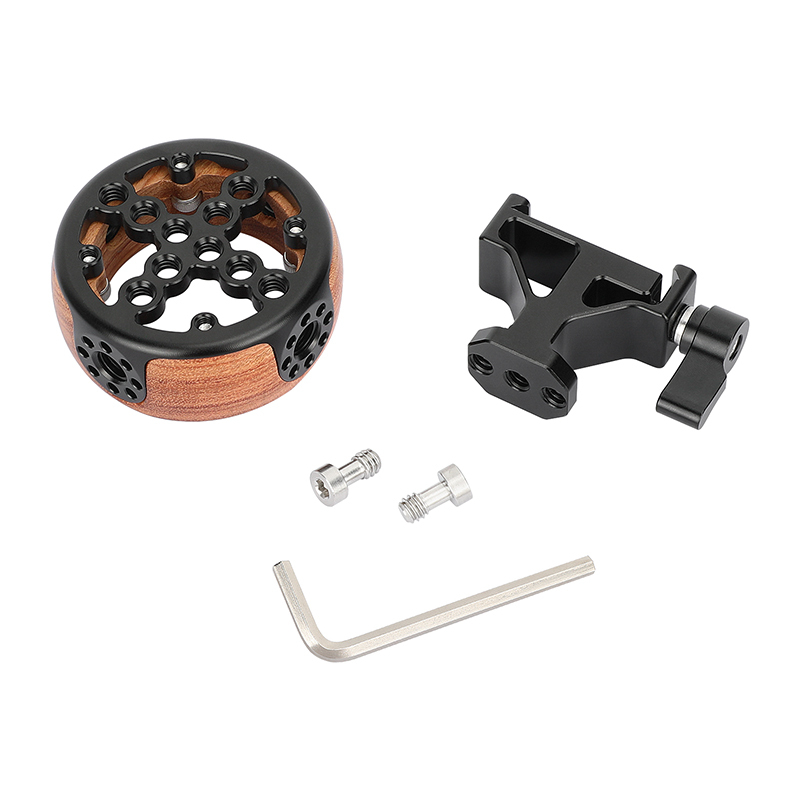 CAMVATE Arca-Swiss Style Wooden Handgrip (Round)