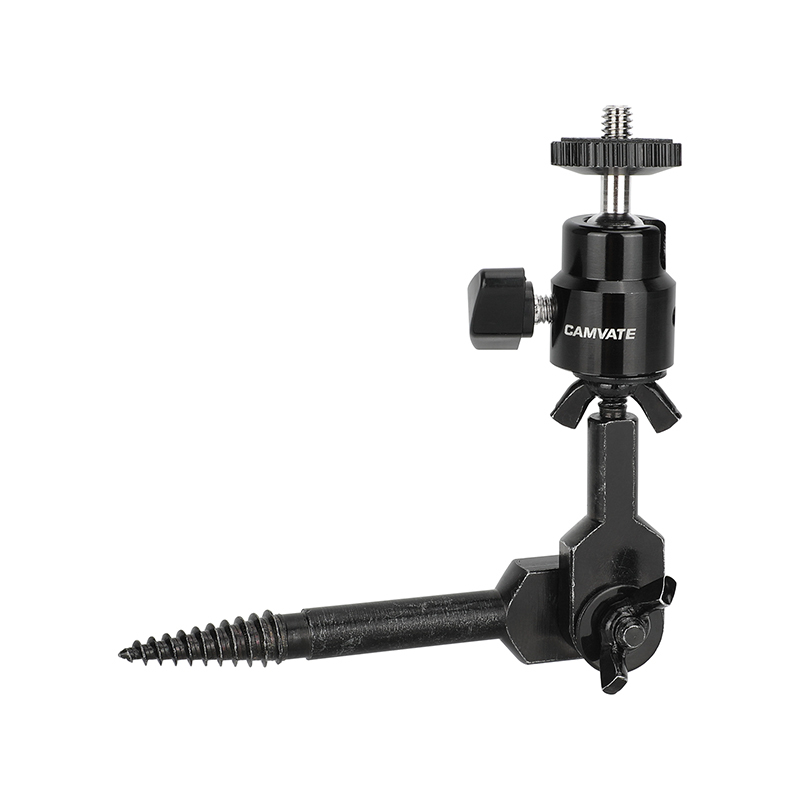 CAMVATE Trail Camera Tree Mount with Swing Arm and Mini Ball Head