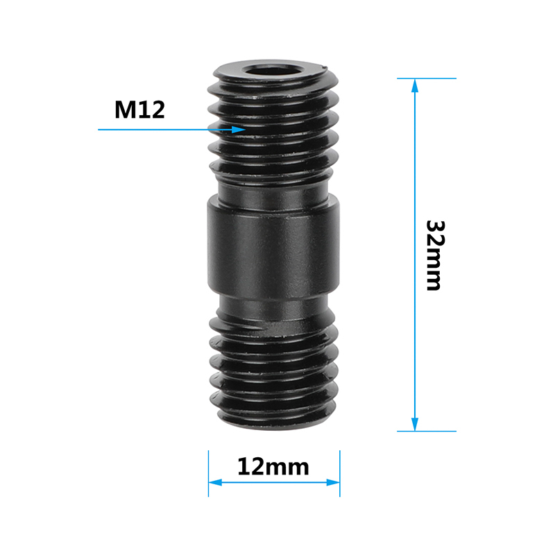 CAMVATE Threaded 15mm Aluminum Rod Set with Connectors